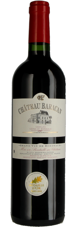 Château Baracan Cadillac Côtes de Bordeaux