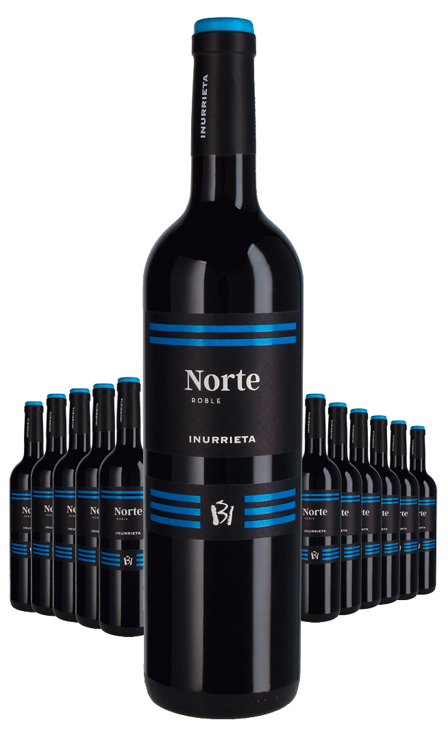 Paket 12 Flaschen Bodega Inurrieta Norte Roble