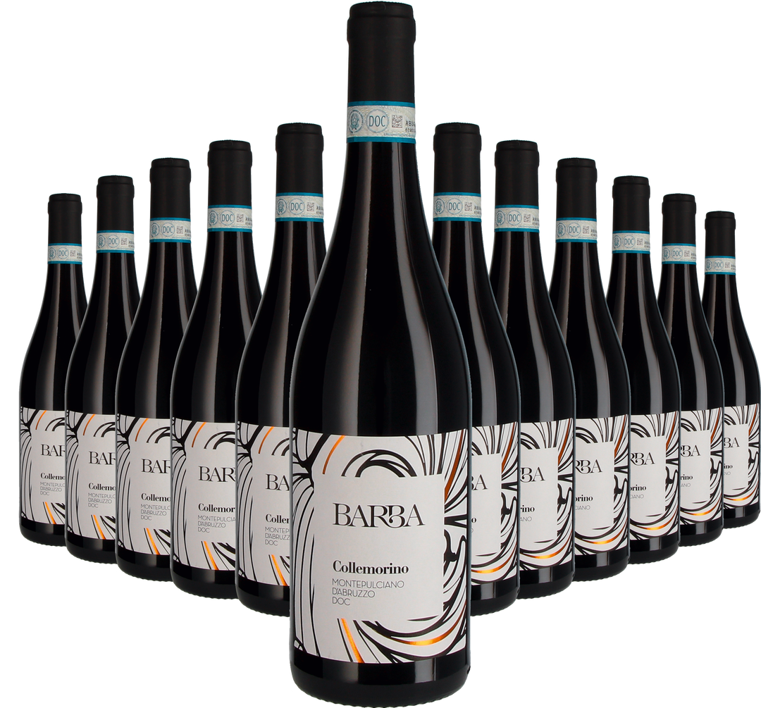 Paket 12 Flaschen Barba Collemorino Montepulciano