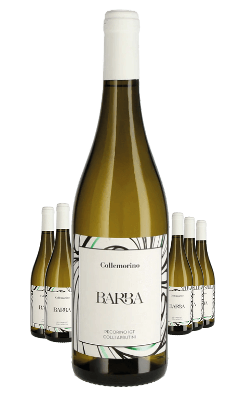 Paket 6 Flaschen Barba Collemorino Pecorino