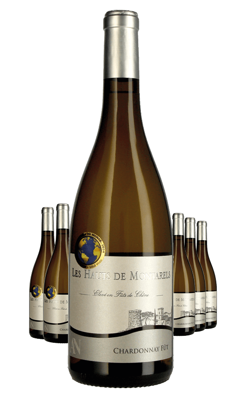Paket 6 Flaschen Les Hauts de Montarels Chardonnay
