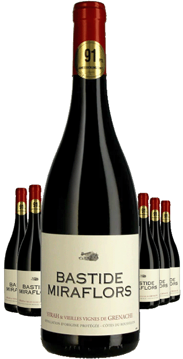 Paket 6 Flaschen Bastide Miraflors Syrah & Vieilles Vignes de Grenache