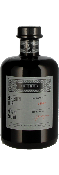 0,5 L Ehringhausen Schlehengeist 40% – Weinzeche GmbH | Obstbrand & Grappa
