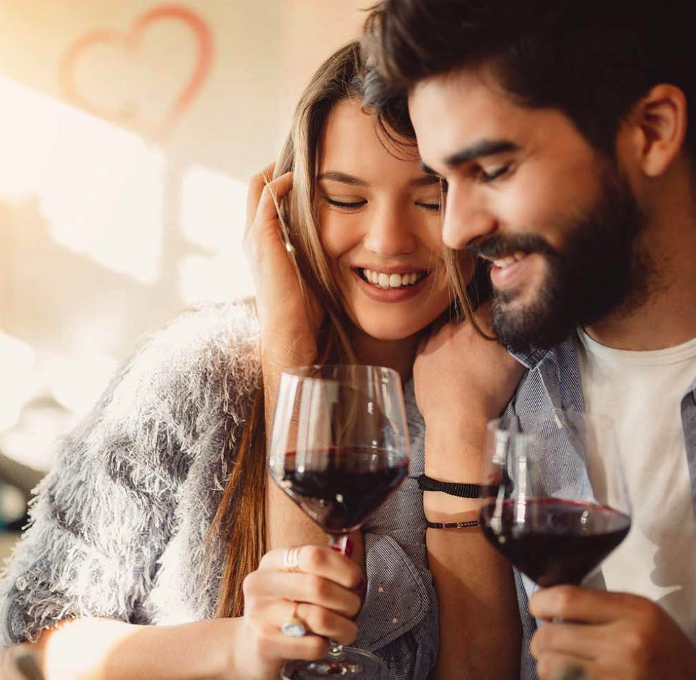 Weine zum Valentinstag
