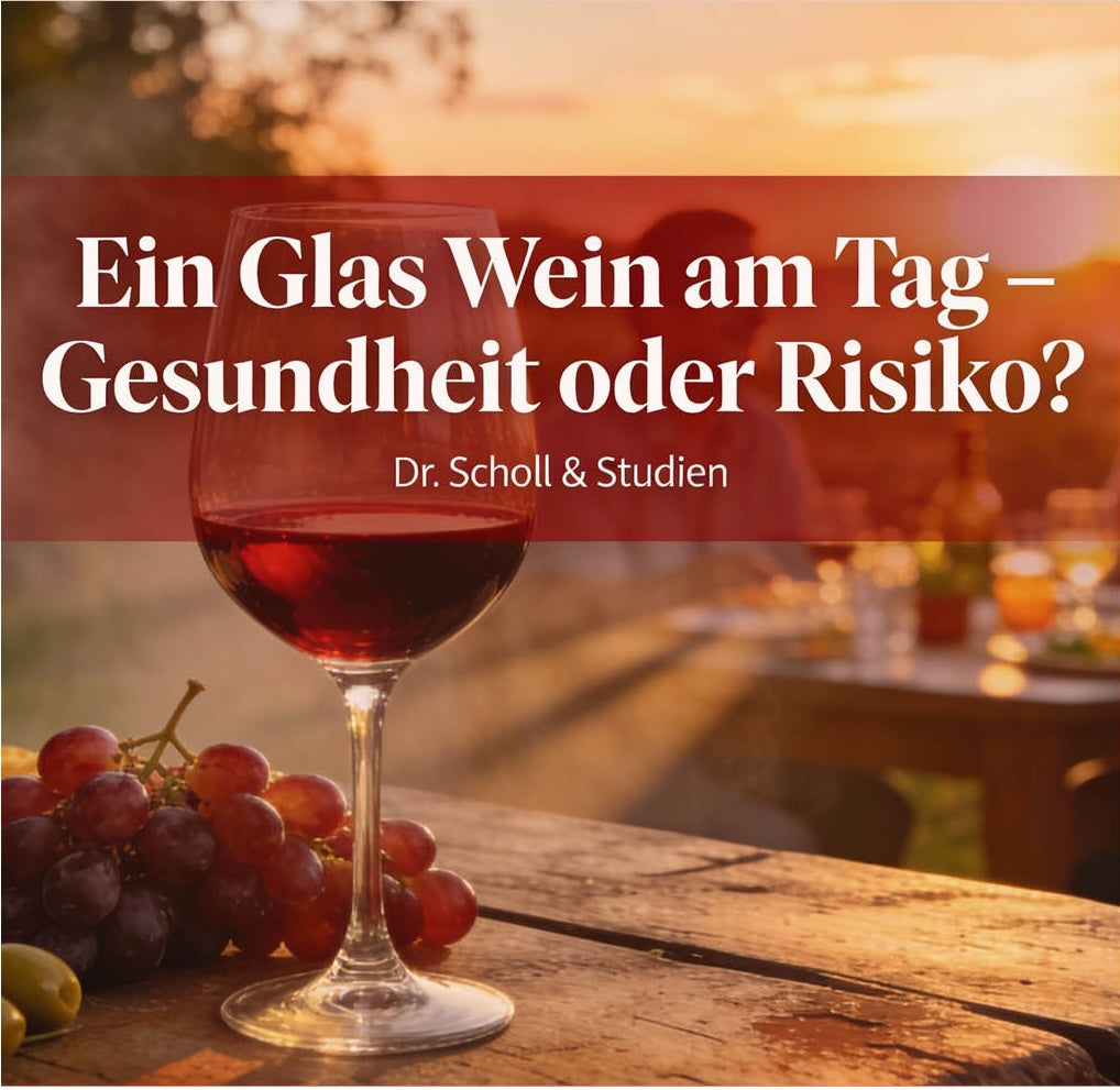 🍷 Ein Glas Wein am Tag – Gesundheitsgefahr oder Jungbrunnen?