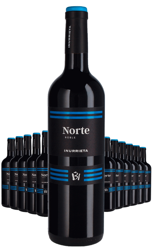 Paket 12 Flaschen Bodega Inurrieta Norte Roble
