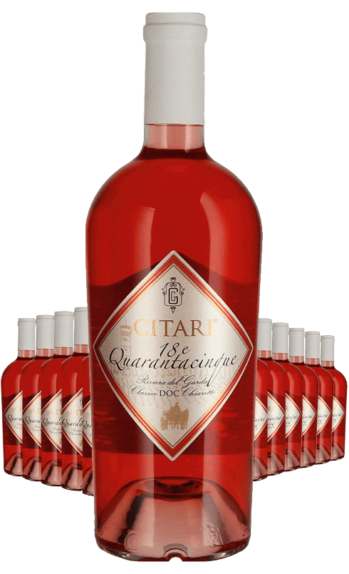 Paket 12 Flaschen Citari Quarentacinque Chiaretto Classico