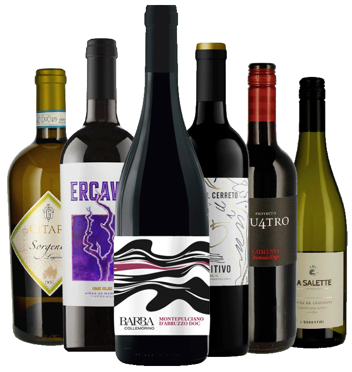 Mixed-Paket 6 x 1 Flasche aus Weinkarte 09 - 2026