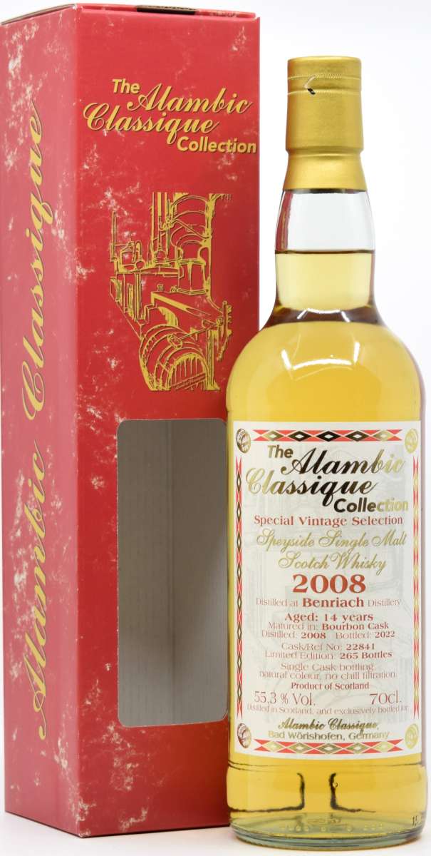 Benriach 14 Jahre 2008/2022 55,3% Alambic Classique