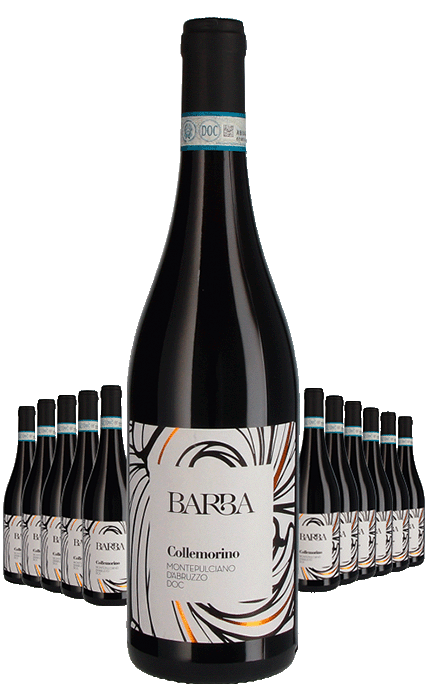 Paket 12 Flaschen Fratelli Barba Collemorino Montepulciano d'Abruzzo