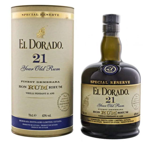 0,7 L El Dorado Rum 21 Years Old Special Reserve