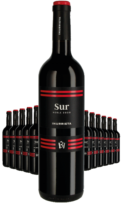 Paket 12 Flaschen Bodega Inurrieta Sur Roble