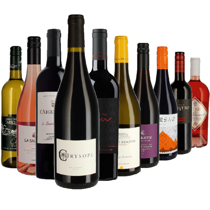 Mixed-Paket 10 x 1 Flasche aus Weinkarte 10 - 2025