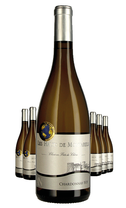 Paket 6 Flaschen Les Hauts de Montarels Chardonnay