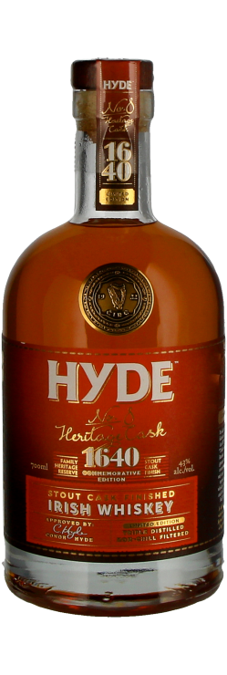 Hyde No8 Stout Cask Finished Irish Whiskey Irland 43%