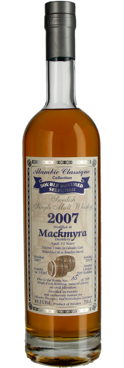 Calvados Cask 2007 12 Years Double Matured Selection Alambic Classique Whisky